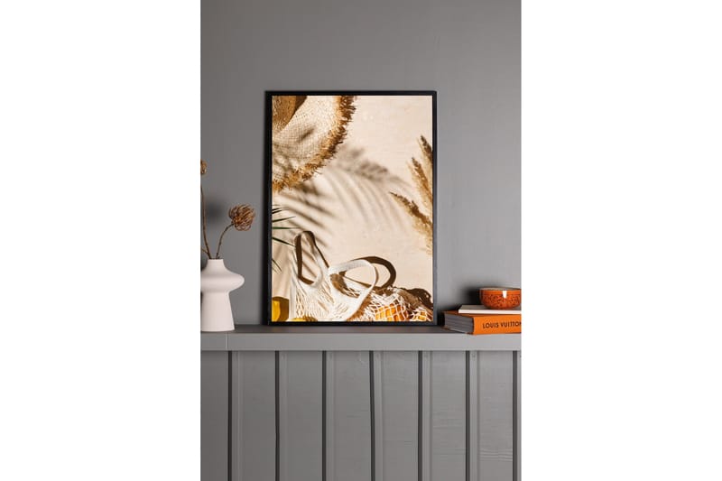 Poster Beach 30x40 cm - Beige - Boligtilbehør - Billeder & kunst - Posters & plakater