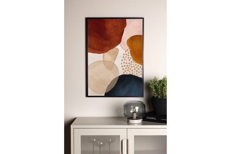 Poster Circles 50x70 cm - Beige - Boligtilbehør - Billeder & kunst - Posters & plakater