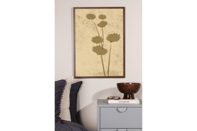 Poster Flower art 21x30 cm - Beige - Boligtilbehør - Billeder & kunst - Posters & plakater
