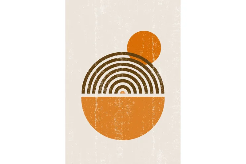 Poster Hathor 30x40 cm, Beige