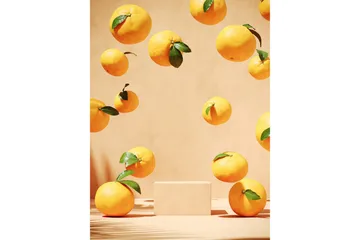 Poster Lemons 30x40 cm - Beige - Boligtilbehør - Billeder & kunst - Posters & plakater