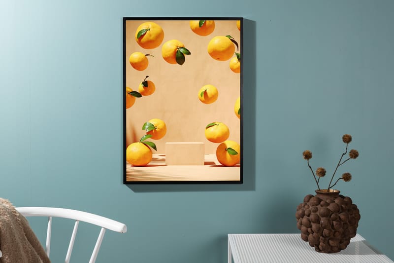 Poster Lemons 70x100 cm - Beige - Boligtilbehør - Billeder & kunst - Posters & plakater