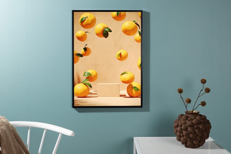 Poster Lemons 70x100 cm - Beige - Boligtilbehør - Billeder & kunst - Posters & plakater