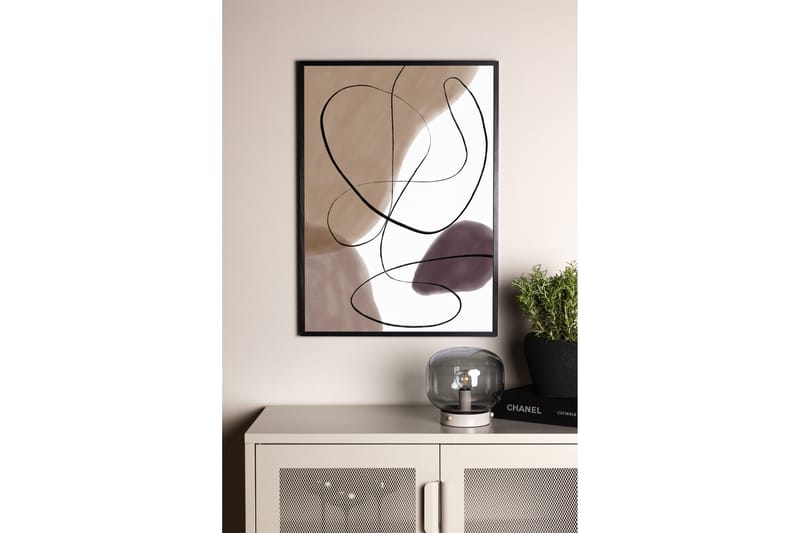 Poster Lines 21x30 cm - Beige - Boligtilbehør - Billeder & kunst - Posters & plakater