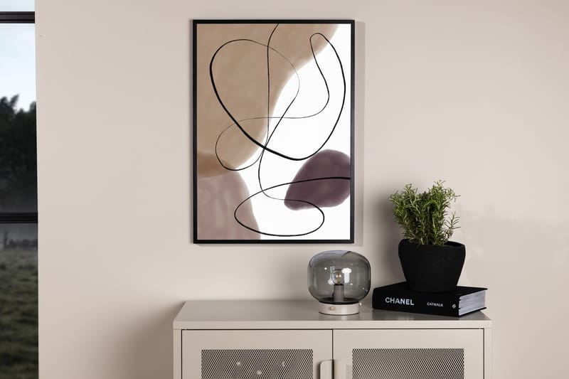 Poster Lines 50x70 cm - Beige - Boligtilbehør - Billeder & kunst - Posters & plakater