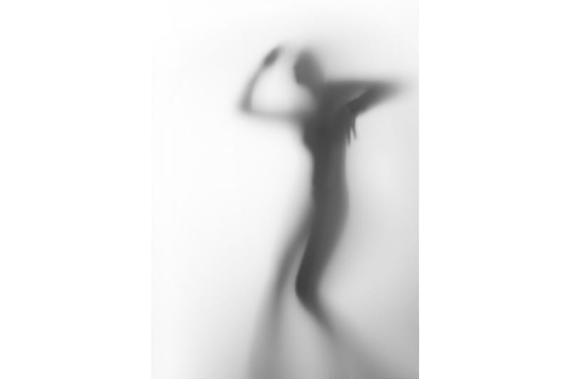 Poster Manshade 50x70 cm, Svart/Hvit