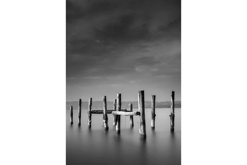 Poster Ocean 70x100 cm, Svart/Hvit