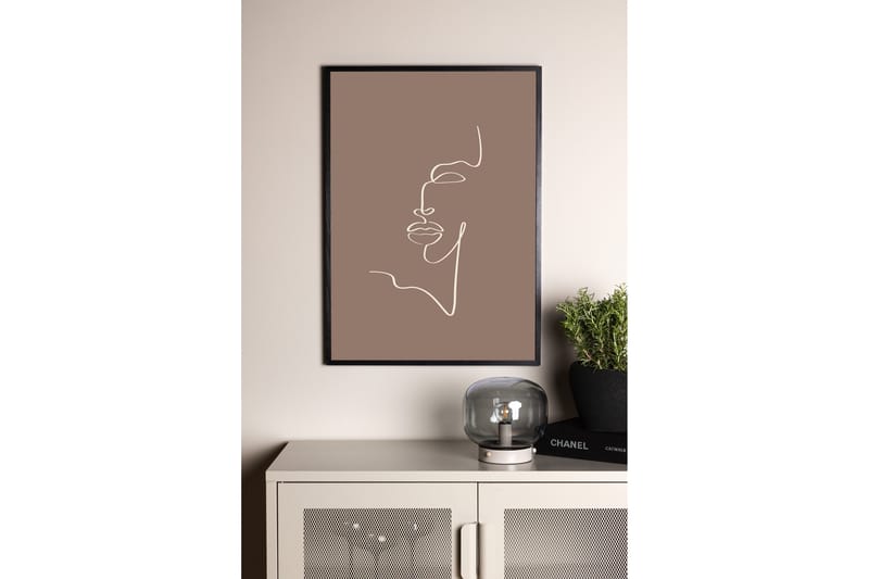 Poster Siluette 30x40 cm - Brun - Boligtilbehør - Billeder & kunst - Posters & plakater