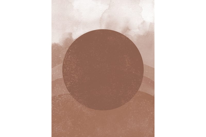 Poster Soft shades 30x40 cm, Brun