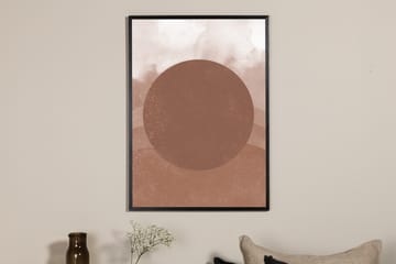 Poster Soft shades 30x40 cm - Brun - Boligtilbehør - Billeder & kunst - Posters & plakater