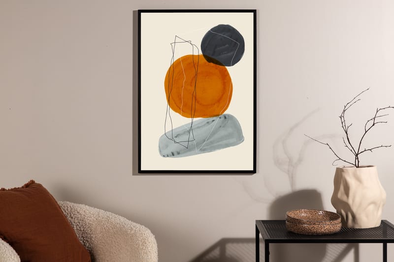Poster Stones 50x70 cm - Beige - Boligtilbehør - Billeder & kunst - Posters & plakater