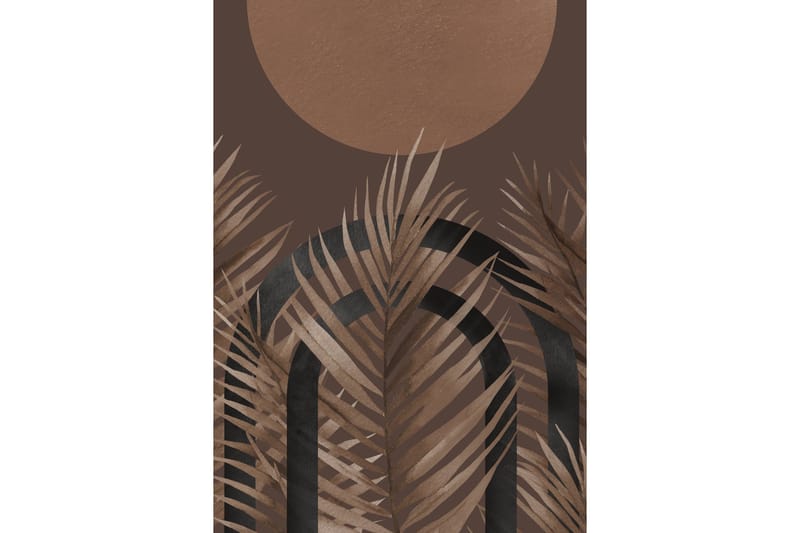 Poster Structures 70x100 cm, Brun