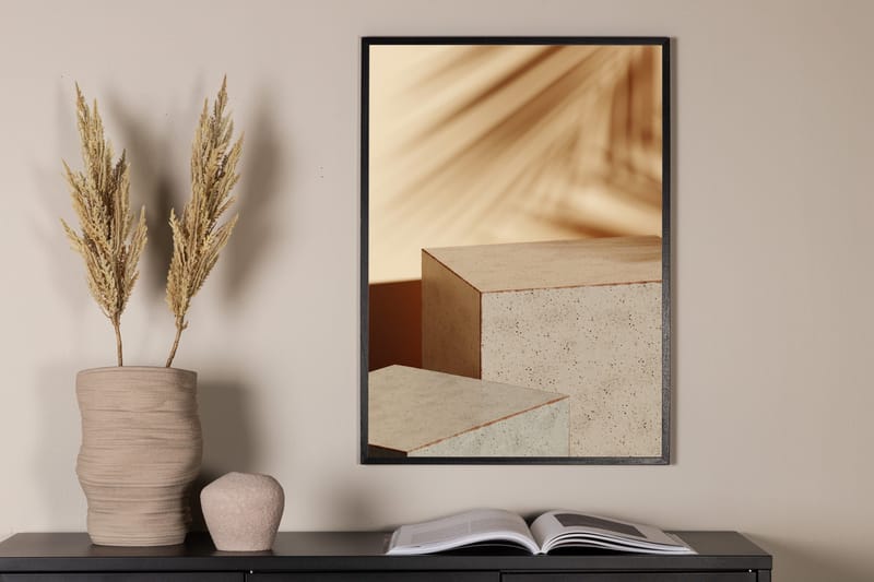 Poster Sunflow 21x30 cm - Beige - Boligtilbehør - Billeder & kunst - Posters & plakater