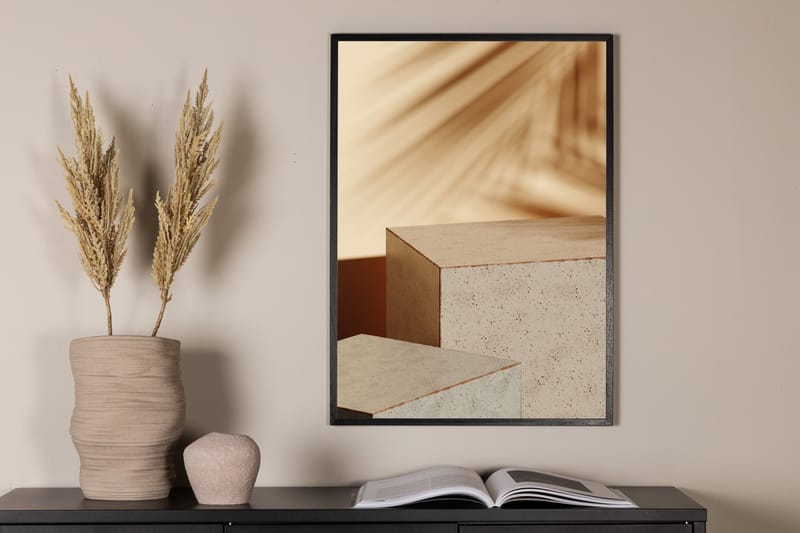 Poster Sunflow 50x70 cm - Beige - Boligtilbehør - Billeder & kunst - Posters & plakater
