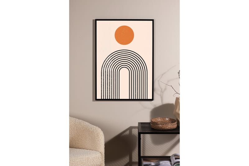 Poster Tempel 30x40 cm - Beige - Boligtilbehør - Billeder & kunst - Posters & plakater