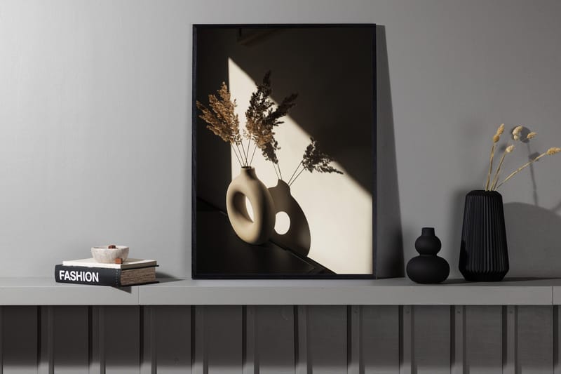 Poster Vase 21x30 cm - Beige - Boligtilbehør - Billeder & kunst - Posters & plakater