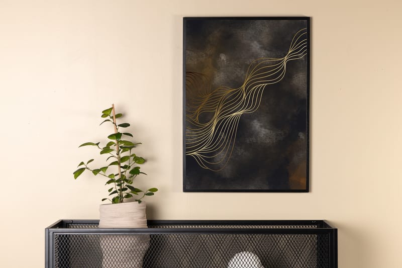 Poster Wave 30x40 cm - Flerfarget - Boligtilbehør - Billeder & kunst - Posters & plakater