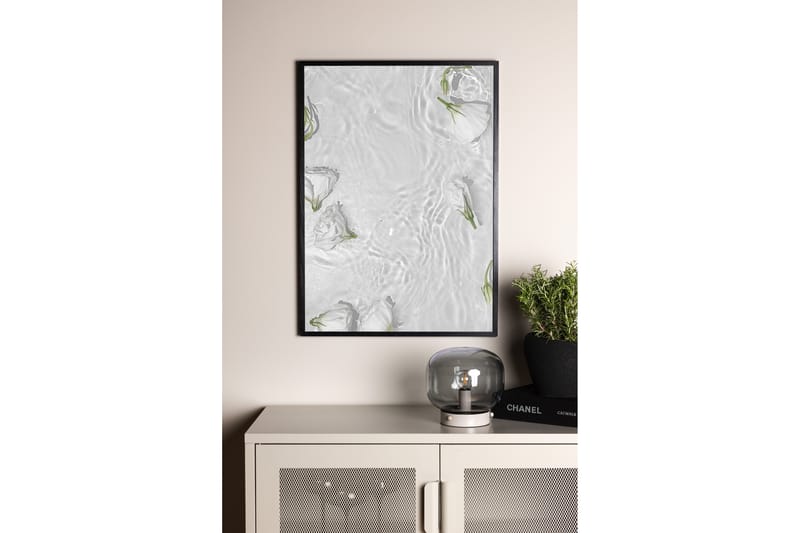 Poster White roses 50x70 cm - Hvid - Posters & plakater