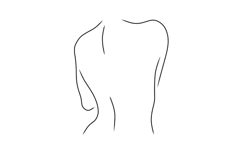 Poster Women 21x30 cm, Svart/Hvit