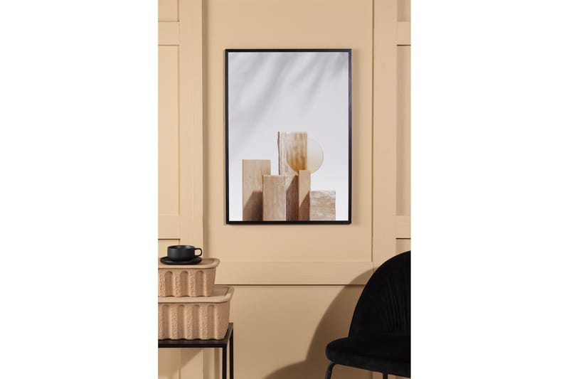 Poster Wooden Blocks 21x30 cm - Beige - Boligtilbehør - Billeder & kunst - Posters & plakater