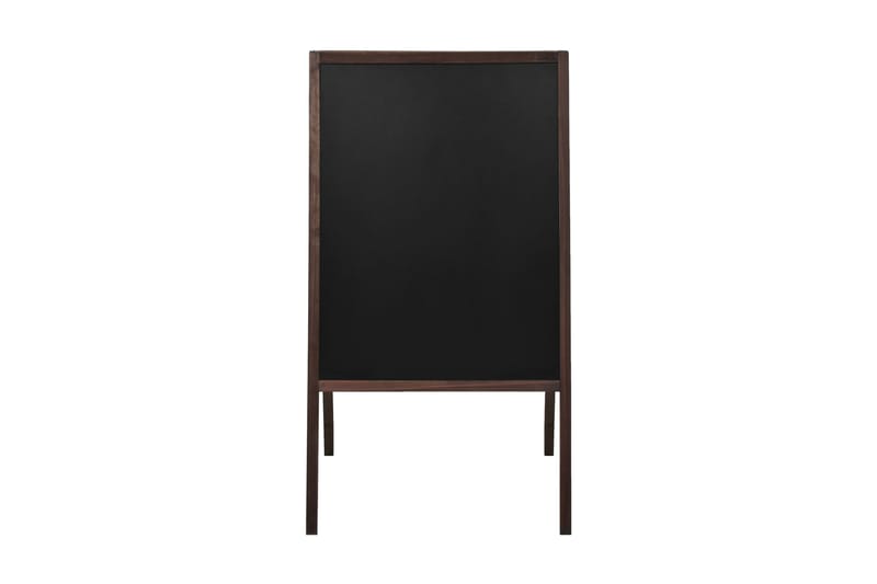 Dobbeltsidet Tavle Cedertræ Fritstående 60 X 80 Cm - Sort - Boligtilbehør - Billeder & kunst - Presentationstavle & tegnetavle - Tavle & kridttavle