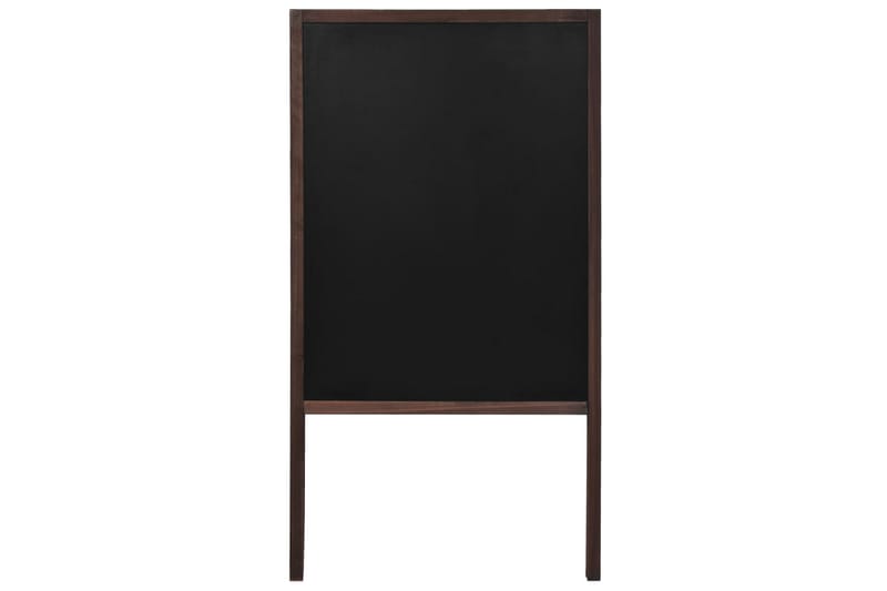 Dobbeltsidet Tavle Cedertræ Fritstående 60 X 80 Cm - Sort - Boligtilbehør - Billeder & kunst - Presentationstavle & tegnetavle - Tavle & kridttavle