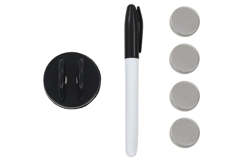 Vægmonteret Magnetisk Tavle 60x60 cm Glas - Hvid - Boligtilbehør - Billeder & kunst - Presentationstavle & tegnetavle - Whiteboards tavler