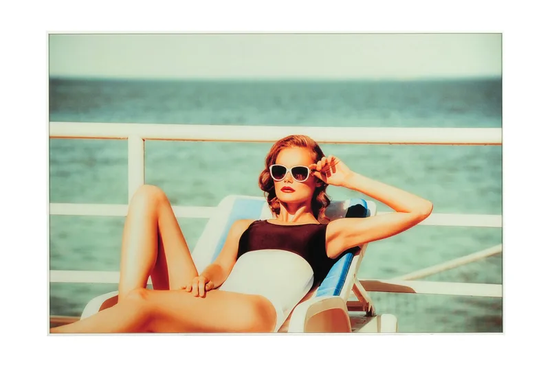 Sunbath Billede, 120x80 cm Flerfarvet