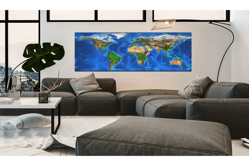 Tavla Magnificent World VALUE_MISSING_3 135x45 - Boligtilbehør - Billeder & kunst - Billeder på lærred