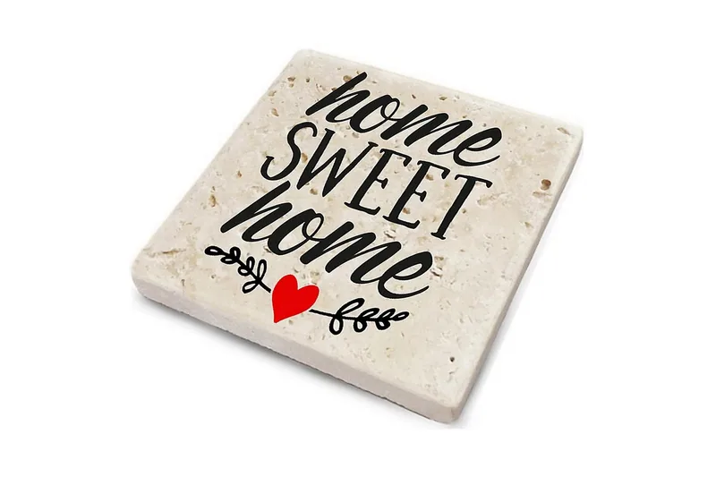 Glasbrikker 4 stk - Flerfarvet - Boligtilbehør - Borddekoration - Glasbrik