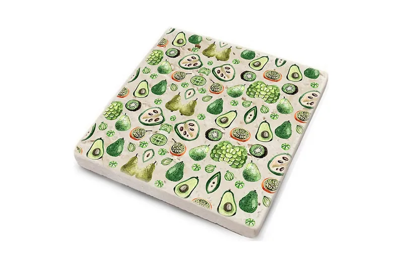 Glasbrikker 4 stk - Flerfarvet - Boligtilbehør - Borddekoration - Glasbrik