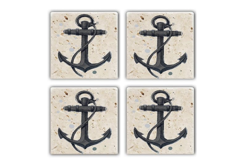 Kitchenware Glasbrikker (4 Pieces) - Flerfarvet - Boligtilbehør - Borddekoration - Glasbrik