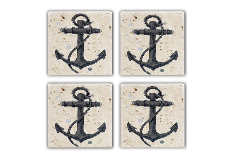 Kitchenware Glasbrikker (4 Pieces), Flerfarvet