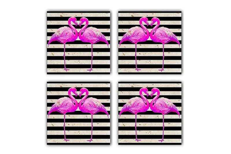 Kitchenware Glasbrikker (4 Pieces), Flerfarvet