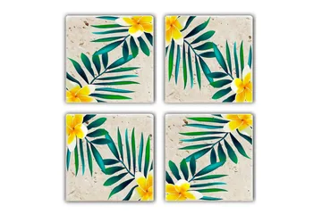 Kitchenware Glasbrikker (4 Pieces) - Flerfarvet - Boligtilbehør - Borddekoration - Glasbrik