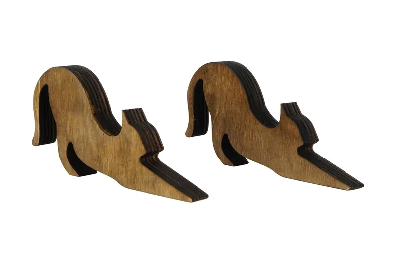 Buldetin Dørstopper 16 cm Gulv, Bronze