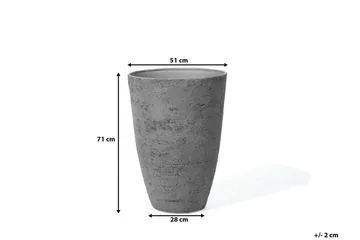 Camia Potte 51 cm - Grå - Have - Havearbejde & dyrkning - Dyrkning - Urtepotteskjulere & blomsterkrukker - Store blomsterkrukker