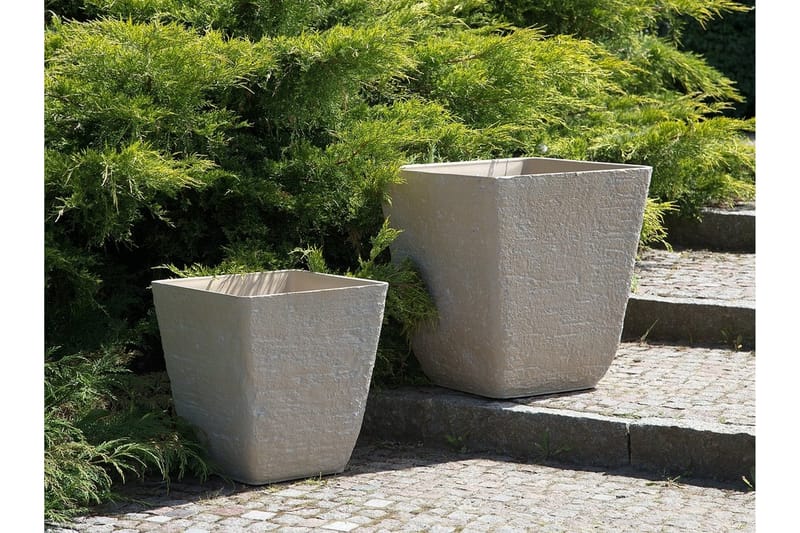 Delos Potte 39 cm - Beige - Boligtilbehør - Dekoration