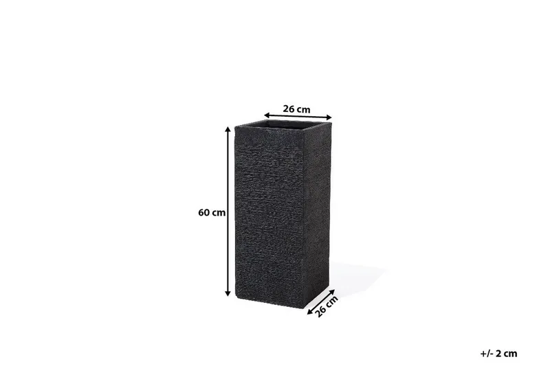 Dion Potte 33 cm - Sort - Have - Havearbejde & dyrkning - Dyrkning - Urtepotteskjulere & blomsterkrukker - Store blomsterkrukker