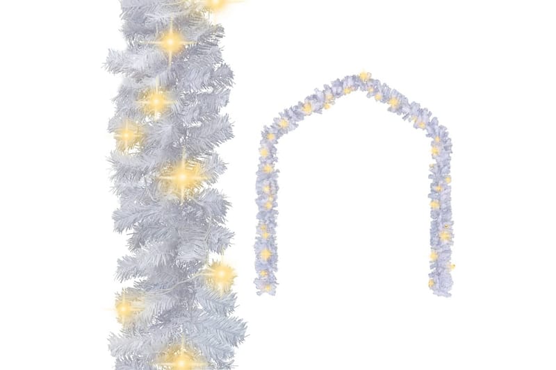 Juleguirlande Med Led-Lys 10 M Hvid - Hvid - Boligtilbehør - Dekoration - Festdekoration