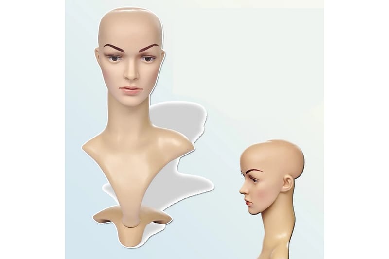 Mannequin Hoved Kvinde - Beige - Boligtilbehør - Dekoration