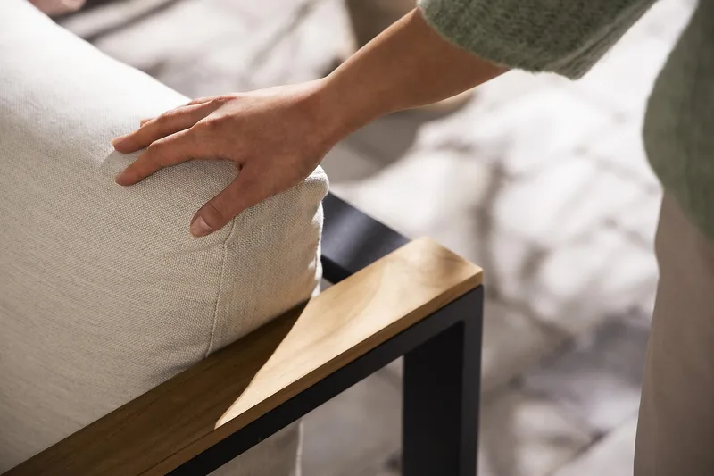 Aspvik Loungesæt - Sort/Teak - Have - Udendørs miljø - Altan & terrasse - Altanmøbler