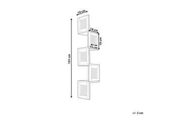 Bogreol Alder Sort, lyst træ - Sort, lyst træ - Opbevaring - Hylder & Reoler - Bogreol