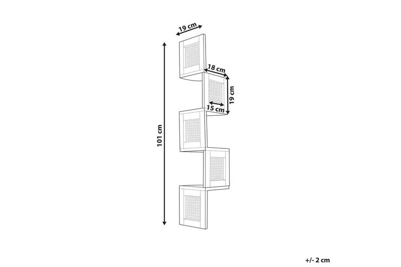Bogreol Alder Sort, lyst træ - Sort, lyst træ - Boligtilbehør - Dekoration - Pynteting - Bogstøtte