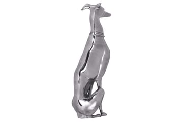 Dekorativ figur Wohnling Aluminium Hund Sølv Moderne - Boligtilbehør - Dekoration - Pynteting - Skulptur