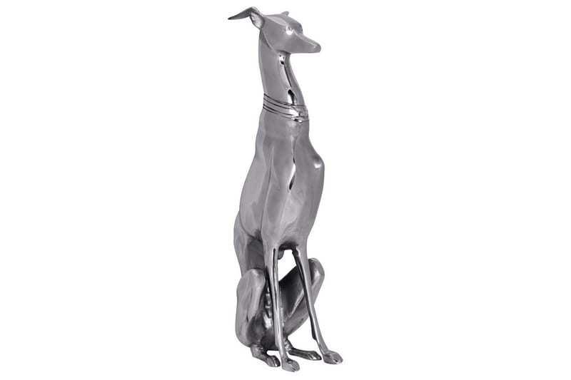Dekorativ figur Wohnling Aluminium Hund Sølv Moderne - Boligtilbehør - Dekoration - Pynteting - Skulptur