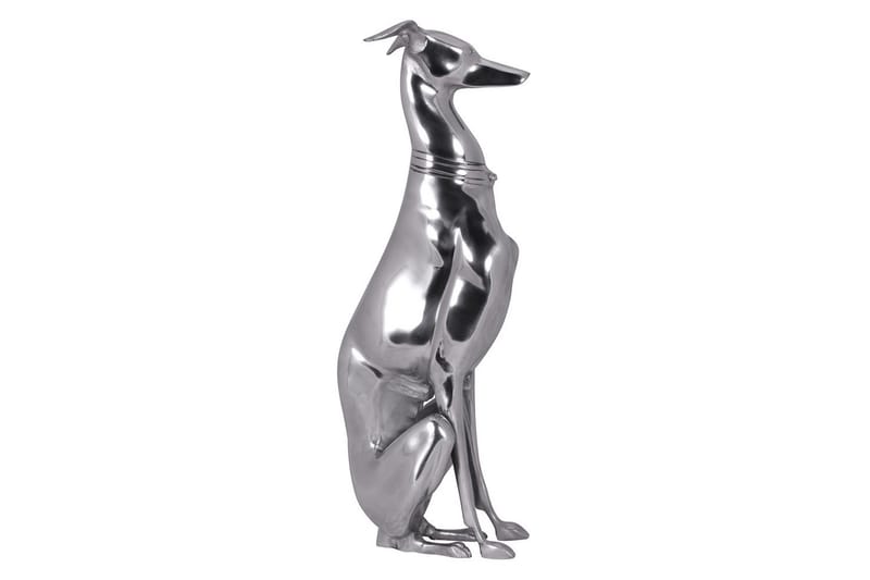 Dekorativ figur Wohnling Aluminium Hund Sølv Moderne - Boligtilbehør - Dekoration - Pynteting - Skulptur