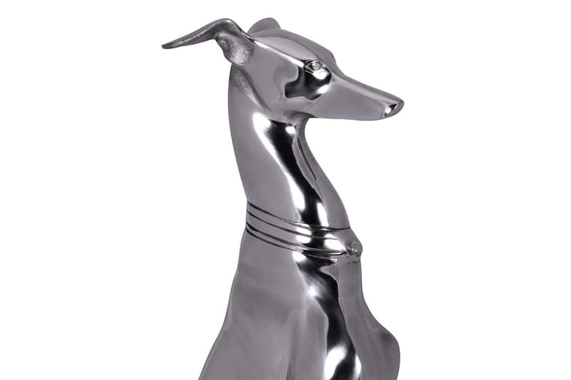 Dekorativ figur Wohnling Aluminium Hund Sølv Moderne - Boligtilbehør - Dekoration - Pynteting - Skulptur