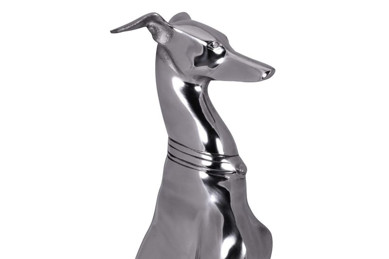 Dekorativ figur Wohnling Aluminium Hund Sølv Moderne - Boligtilbehør - Dekoration - Pynteting - Skulptur