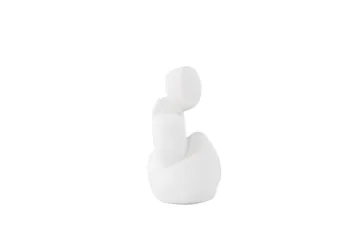 Floda Skulptur 9x14 cm - Hvid - Boligtilbehør - Dekoration - Pynteting - Skulptur
